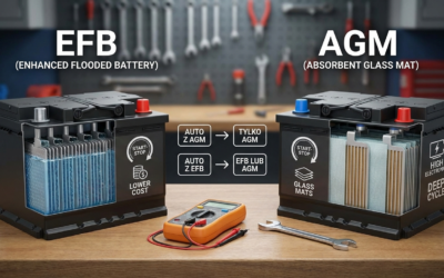 Akumulatory AGM i EFB – różnice, zastosowanie, wybór